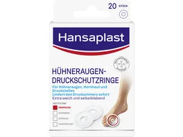 Hansaplast Huehneraugen Druckschutzringe Fixierpflaster