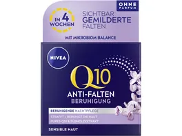 NIVEA Q10 Anti Falten Beruhigende Nachtpflege Sensible Haut 50ml