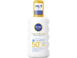 NIVEA SUN Kids Schutz Sensitiv Sonnenspray Lsf 50