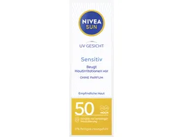 NIVEA Sun UV Gesicht sensitiv Sonnenschutz LF50