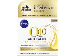 NIVEA Q10 Anti Falten Extra Reichhaltige Tagespflege Trockene Haut LSF15