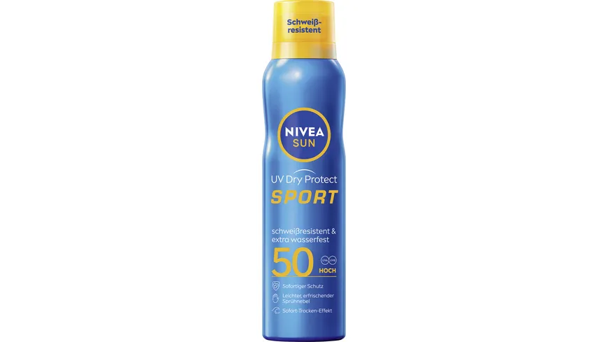 NIVEA SUN UV Dry Protect Sport erfr ischendes Spray LF50 200ml