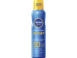 NIVEA SUN UV Dry Protect Sport erfrischendes Spray LF50