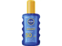 NIVEA SUN UV Dry Protect Sport Transparentes Spray LSF 50 200ml