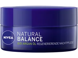 NIVEA Natural Balance Regenerierende Nachtpflege fuer jeden Hauttyp