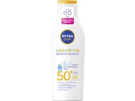 NIVEA SUN Kids sensitiv Schutz Pf lege 50 200ml Sonnenmilch