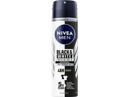 NIVEA MEN Deo Spray Black White Invisible Original Anti Transpirant