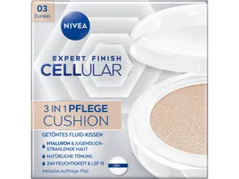 NIVEA Cellular Expert Finish 3in1 Pflege Cushion Dunkel