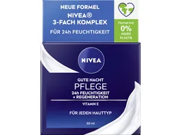 NIVEA Gute Nacht Pflege 24h Feuchtigkeit Regeneration fuer jeden Hauttyp