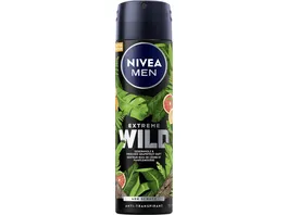 NIVEA MEN Deo Spray Extreme Wild Zedernholz Anti Transpirant