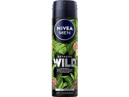 NIVEA MEN Deo Spray Extreme Wild Zedernholz Anti Transpirant