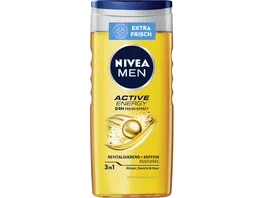 NIVEA MEN Duschgel Active Energy 24 H fresh effect 3 in 1