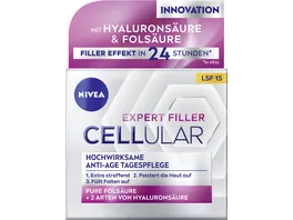 NIVEA Cellular Expert Filler Hochwirksame Anti Age Tagespflege LSF15 50ml