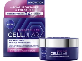 NIVEA Cellular Expert Filler Hochwirksame Anti Age Nachtpflege