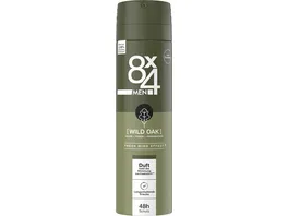 8X4 Men Anti Transpirant Deospray N 8 Wild Oak