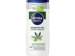 NIVEA MEN Pflegedusche 3in1 Sensit ive Pro schuetzt effektiv
