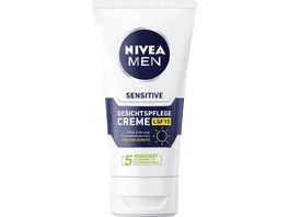 NIVEA MEN Sensitive Gesichtspflege Creme LSF 15
