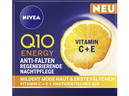 NIVEA Q10 Energy Anti Falten Regenerierende Nachtpflege 50ml