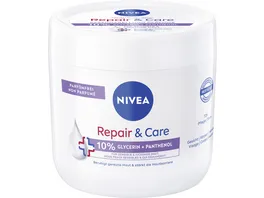 NIVEA Koerpercreme Repair Care parfuemfrei