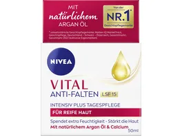 NIVEA VITAL Anti Falten Intensiv Plus Tagespflege fuer Reife Haut LSF15