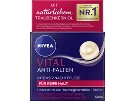 NIVEA VITAL Anti Falten Intensiv Nachtpflege fuer Reife Haut