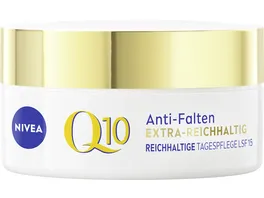 NIVEA Q10 Anti Falten Extra Reichhaltige Tagespflege Trockene Haut LSF15