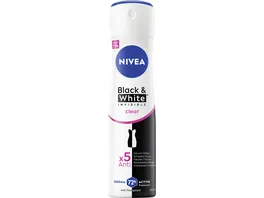 NIVEA Deo Spray Black White Invisible Clear Anti Transpirant