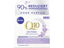 NIVEA Q10 Anti Falten Beruhigende Tagespflege Sensible Haut LSF15