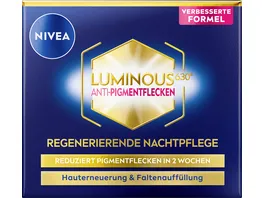 NIVEA Cellular Luminous 630 Anti Pigmentflecken Regenerierende Nachtpflege