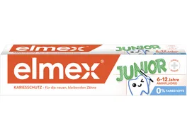 elmex Zahnpasta Junior 6 12 Jahre Hochwirksamer Kariesschutz staerkt die neuen bleibenden Zaehne