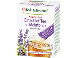 Bad Heilbrunner Einschlaf Tee mit Melatonin im Stick tassenfertig
