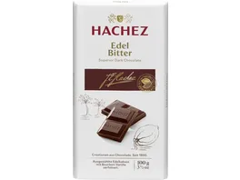 Hachez Tafel Schokolade Edel Bitter