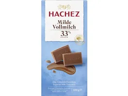 Hachez Tafel Milde Vollmilch 33 Kakaoanteil