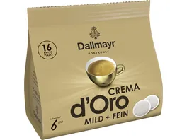 Dallmayr Crema d Oro mild fein Kaffeepads