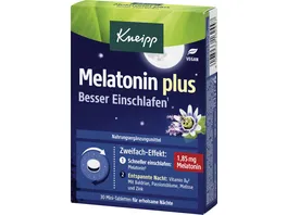 Kneipp Melatonin plus 30 Mini TablettenBesser Einschlafen