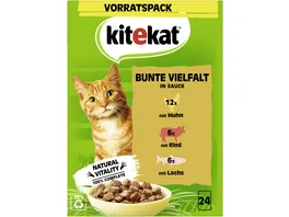 Kitekat Bute Vielfalt in Sauce Vorratspack