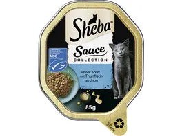 SHEBA Schale Sauce Lover mit Thunfisch MSC 85g