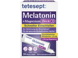 tetesept Melatonin Magnesium Direkt Stick