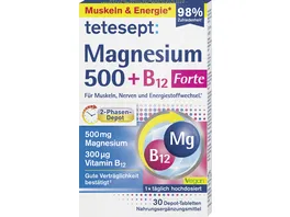 tetesept Magnesium 500 B12 Forte