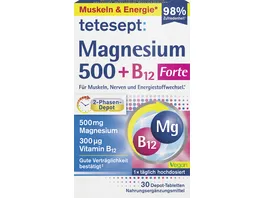 tetesept Magnesium 500 B12 Forte