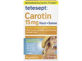 tetesept Carotin 15 mg Haut Sonne