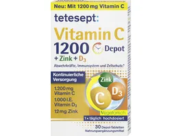 tetesept Vitamin C 1000 Zink D3 40 Stueck