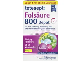 tetesept Folsaeure 800 Depot