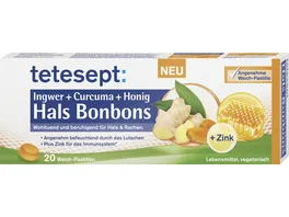 tetesept Hals Bonbons Ingwer Curcuma Honig