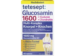 tetesept Glucosamin 1600 Multi Komplex Knorpel Knochen