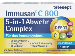 tetesept Immusan C 800 5 in 1 Depot Complex