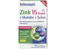 tetesept Zink 15 Depot Histidin Selen