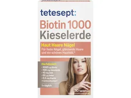 tetesept Biotin 1000 Kieselerde