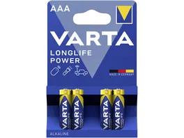 VARTA LONGLIFE Power Micro AAA Blister 4