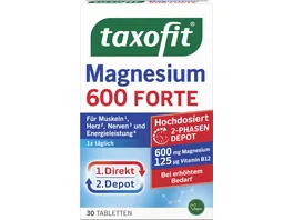 TAXOFIT Magnesium 600 Depot Tabletten 30 St